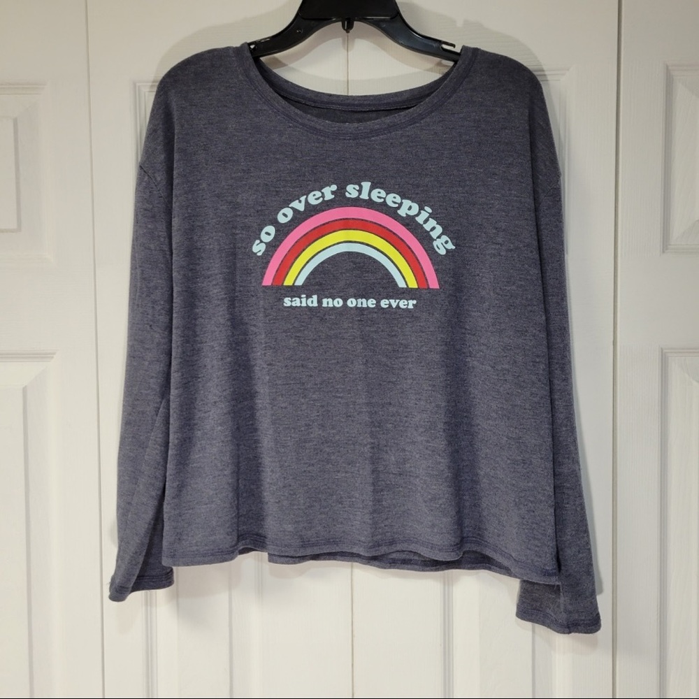 Rainbow sleep top size medium